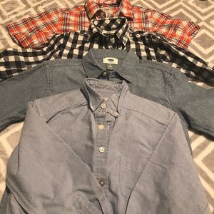 4 Boys Shirts Size 6-8